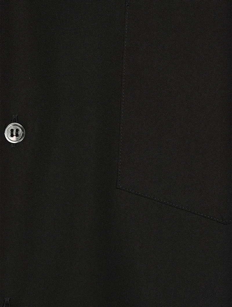 Cotton Asymmetric Tunic Shirt