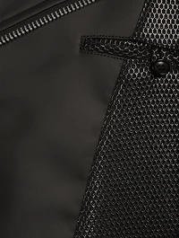 Faux Leather Asymmetric Biker Jacket