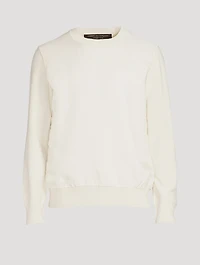 Wool And Satin Sweater