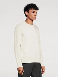 Wool And Satin Sweater