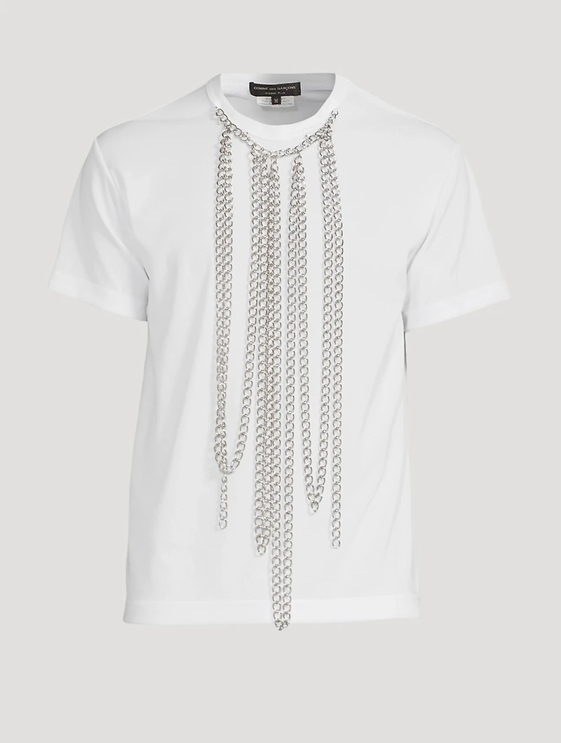 Short-Sleeve T-Shirt With Chains