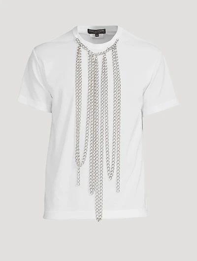 Short-Sleeve T-Shirt With Chains