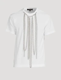 Short-Sleeve T-Shirt With Chains