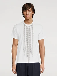 Short-Sleeve T-Shirt With Chains