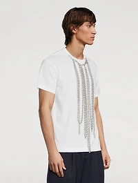 Short-Sleeve T-Shirt With Chains