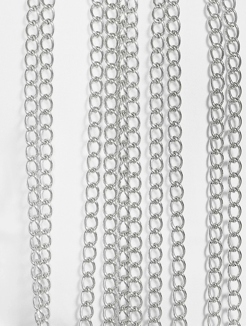 Short-Sleeve T-Shirt With Chains