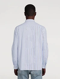 Long-Sleeve Shirt Striped Print
