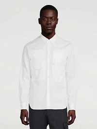 Cotton Shirt With Flap Pockets