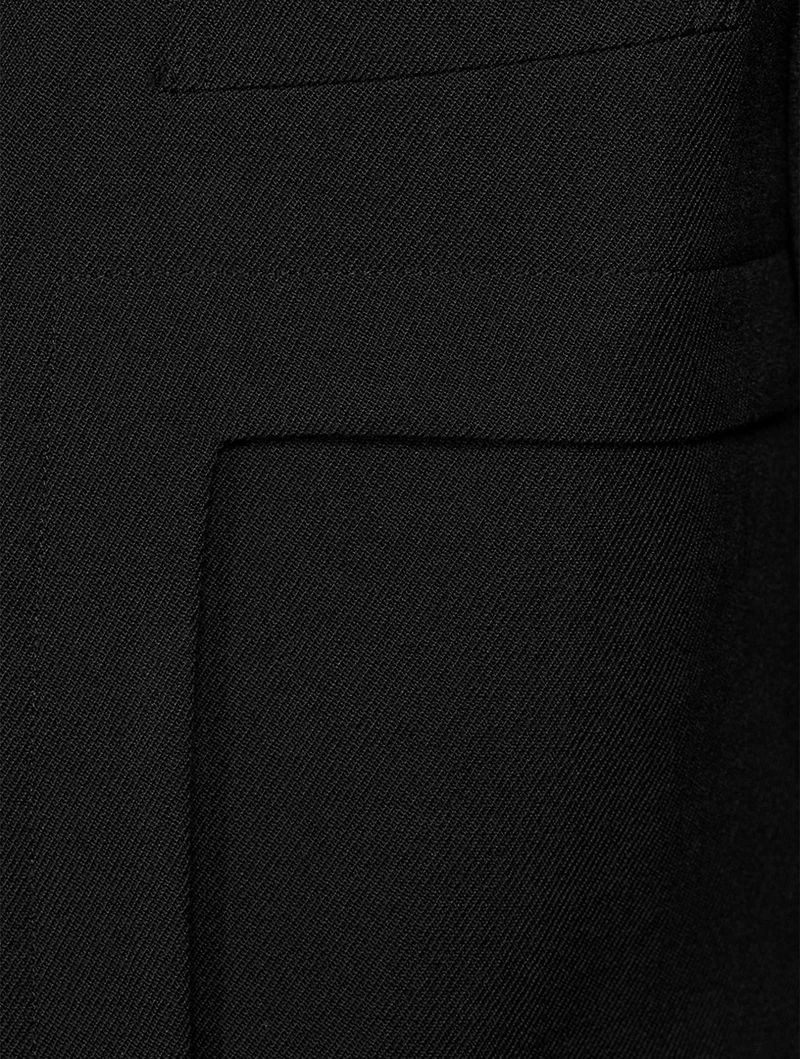 Wool Single-Breasted Jacket