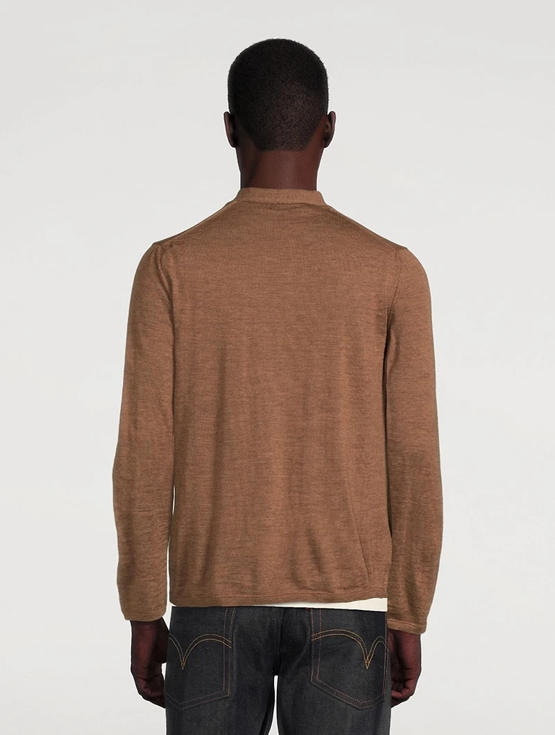 Wool-Blend Cardigan