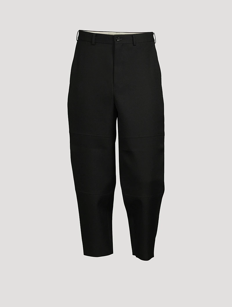 Wool Tapered Pants