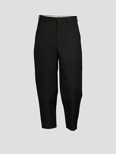 Wool Tapered Pants