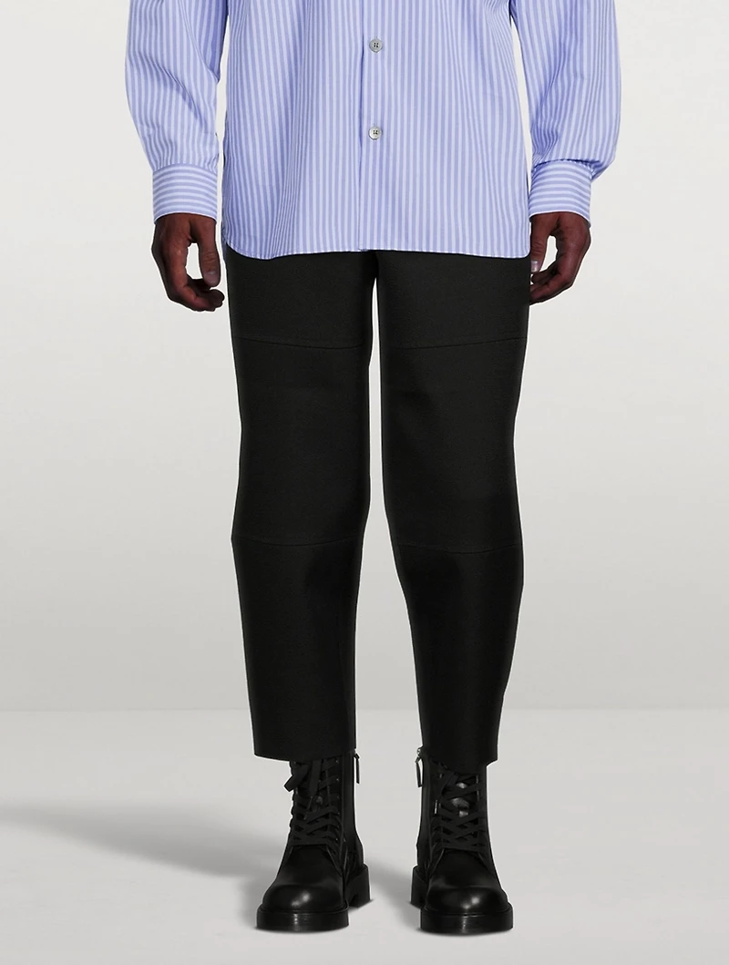 Wool Tapered Pants