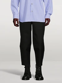 Wool Tapered Pants