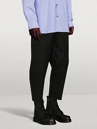 Wool Tapered Pants