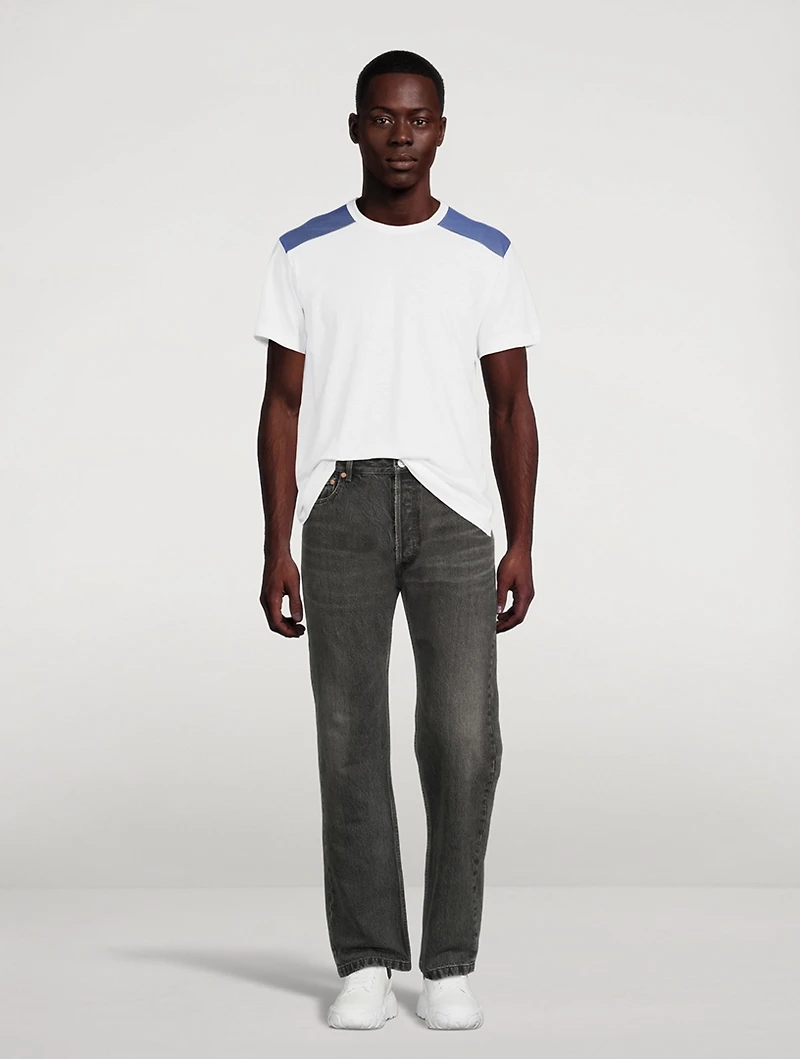 Cotton Colourblock T-Shirt