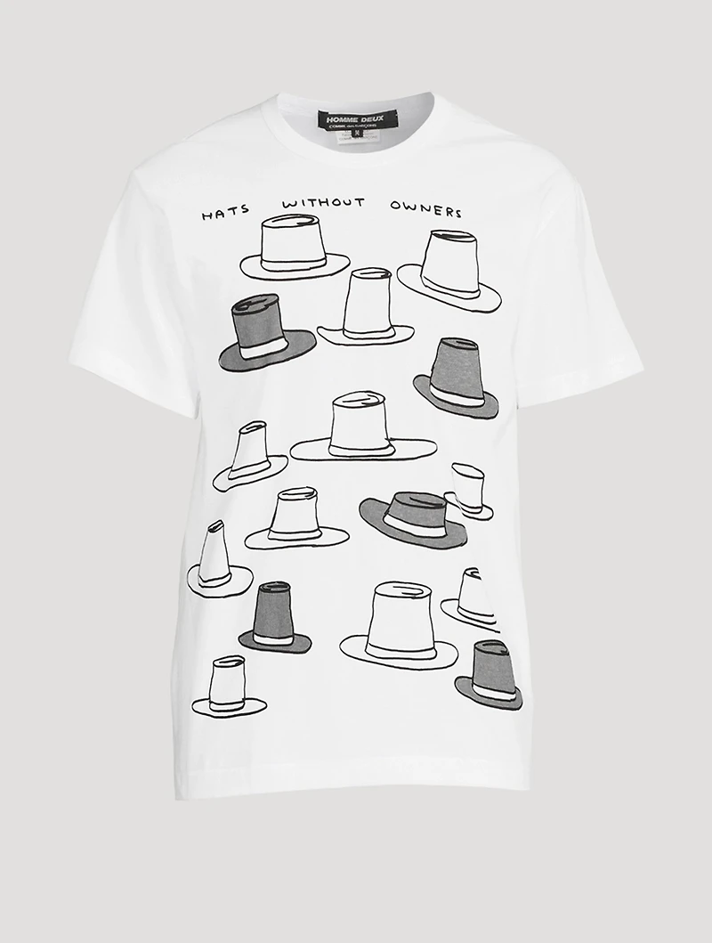 Cotton T-Shirt Hat Print
