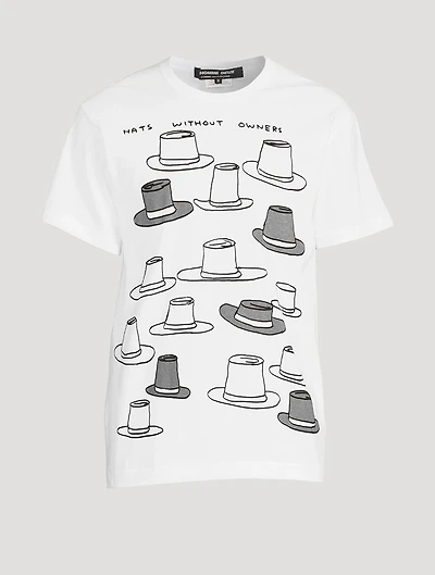 Cotton T-Shirt Hat Print