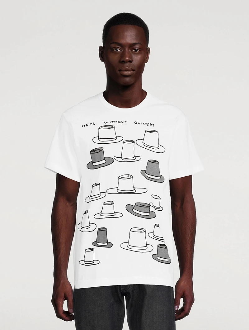 Cotton T-Shirt Hat Print