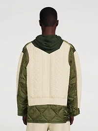 Quilted Knit Jacket