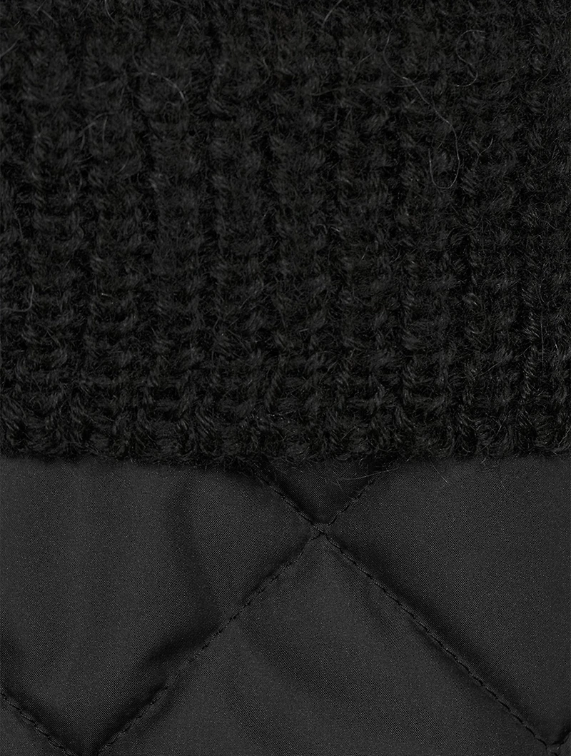 Fair Isle Zip Parka With Hood