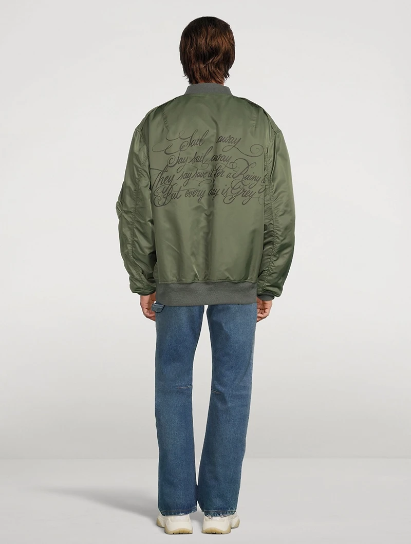Carhartt Blouson Jacket With Back Script