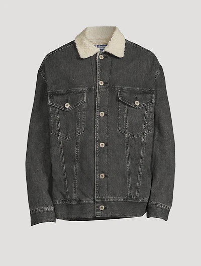 Carhartt Denim Jacket With Back Script