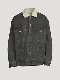 Carhartt Denim Jacket With Back Script