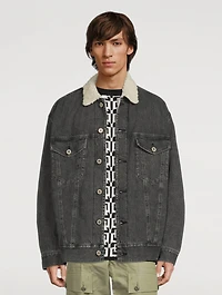 Carhartt Denim Jacket With Back Script