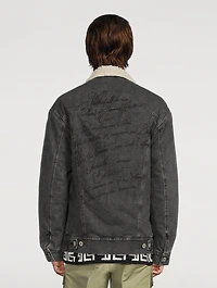 Carhartt Denim Jacket With Back Script