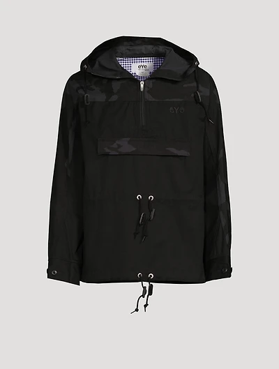 Cotton Anorak Jacket With Hood