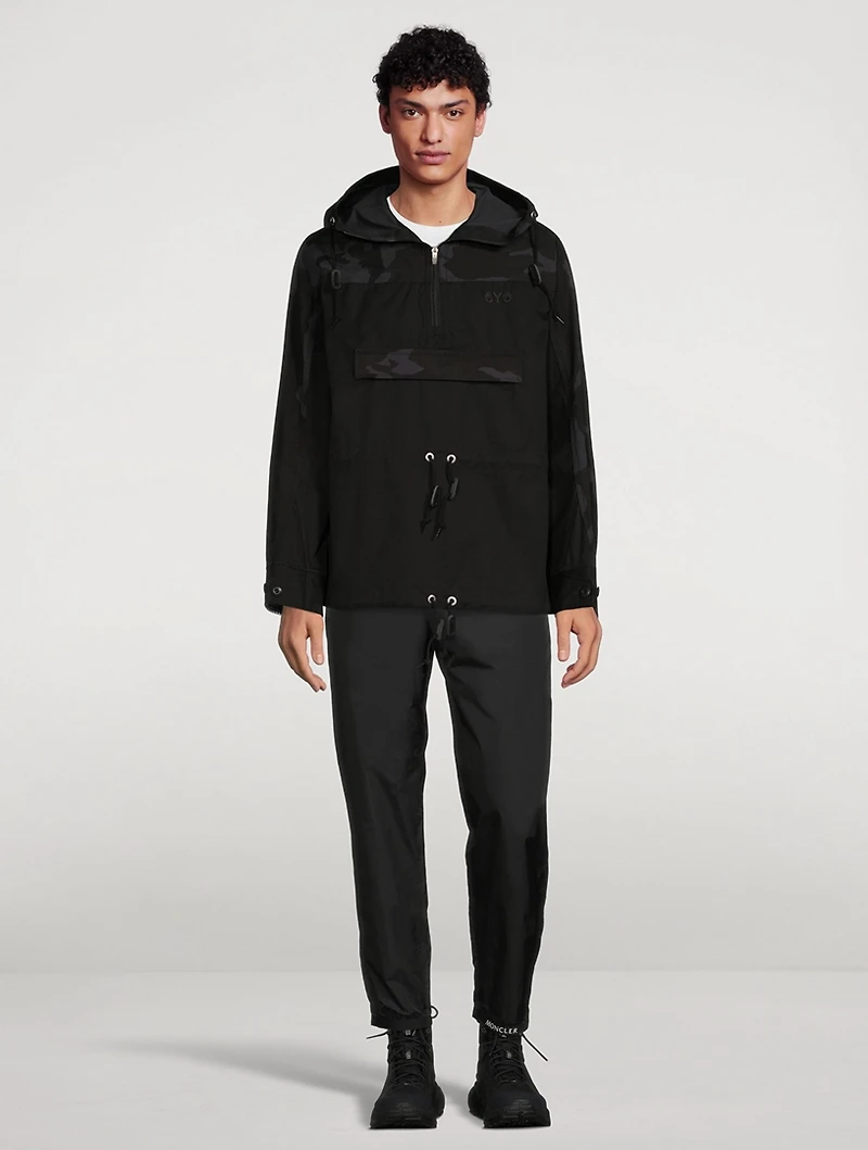 Cotton Anorak Jacket With Hood