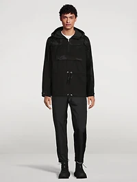 Cotton Anorak Jacket With Hood