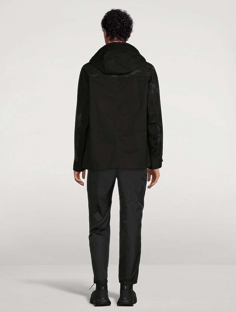 Cotton Anorak Jacket With Hood