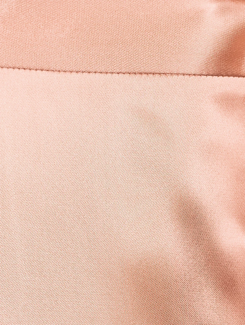 Satin Wide-Leg Trousers