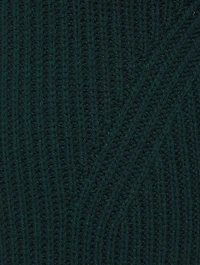 Off-The-Shoulder Wool And Cashmere Knit Dress
