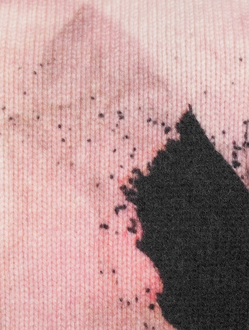 Wool And Cashmere Sweater Anemone Print