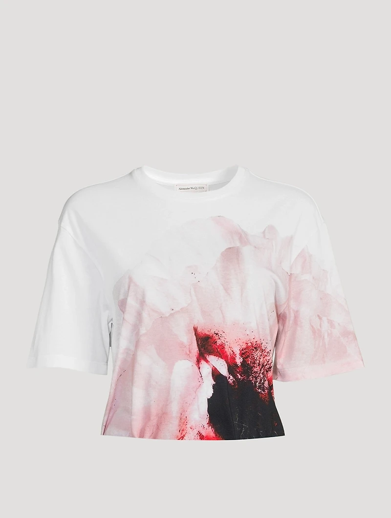 T-Shirt Paper Flower Print