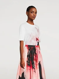 T-Shirt Paper Flower Print