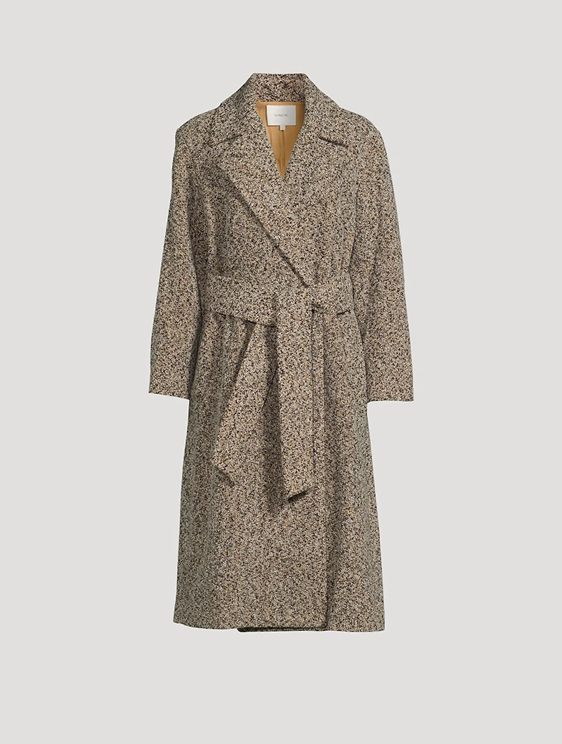 Belted Double-Breasted Trench Coat
