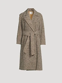 Belted Double-Breasted Trench Coat