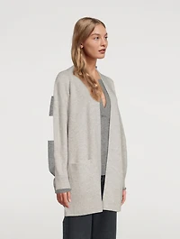 Raglan-Sleeve Cashmere Cardigan