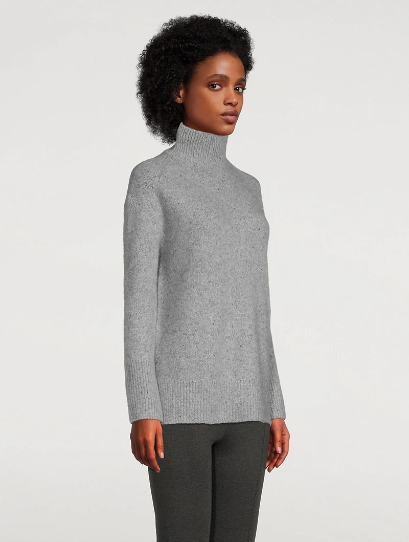 Donegal Cashmere Turtleneck Sweater