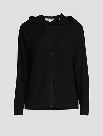 Cashmere Zip-Up Hoodie