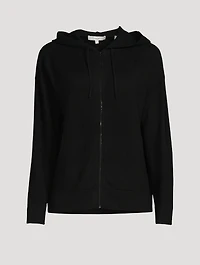 Cashmere Zip-Up Hoodie