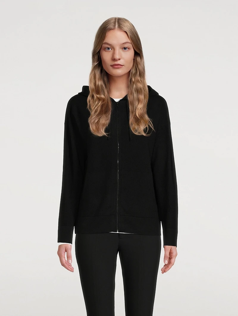 Cashmere Zip-Up Hoodie