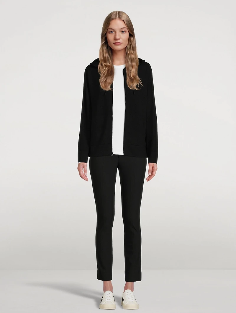 Cashmere Zip-Up Hoodie