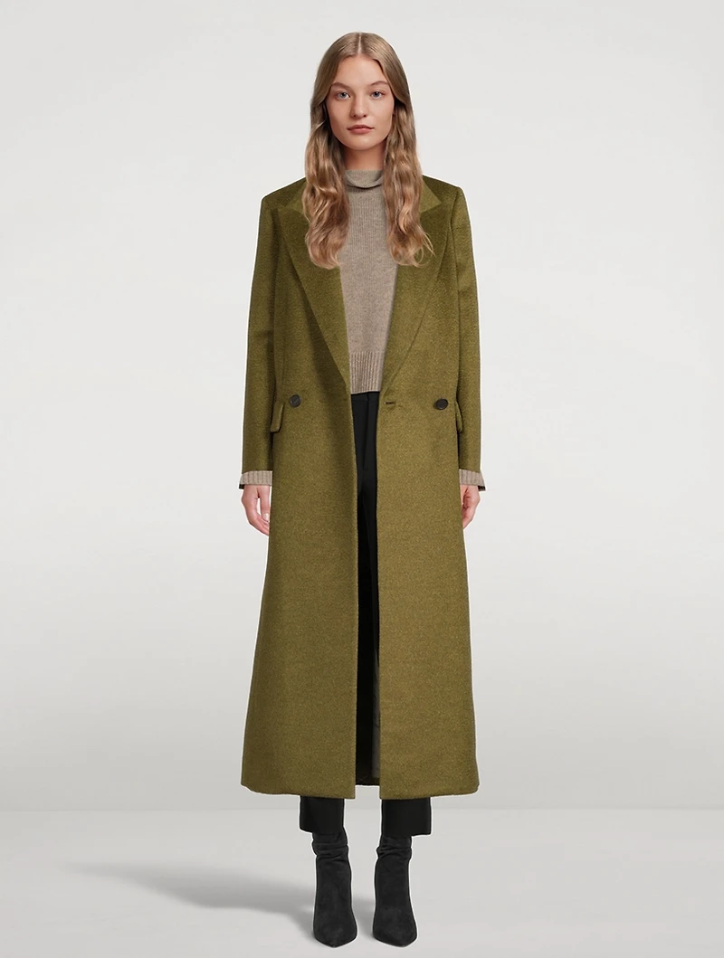 High-Waisted Cigarette Trousers