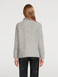 Mirrored Cable-Knit Sweater