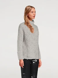 Mirrored Cable-Knit Sweater